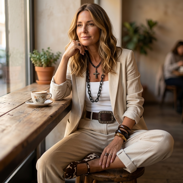 Elaire™ – Relaxed Blazer and Trouser Set