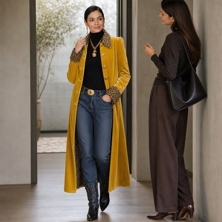Wrapelle - Vintage Bohemian Long Coat