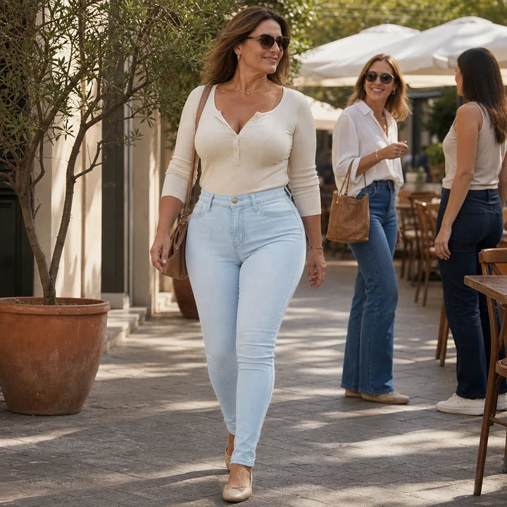 FormaFlex – High-Waisted Stretch Skinny Jeans