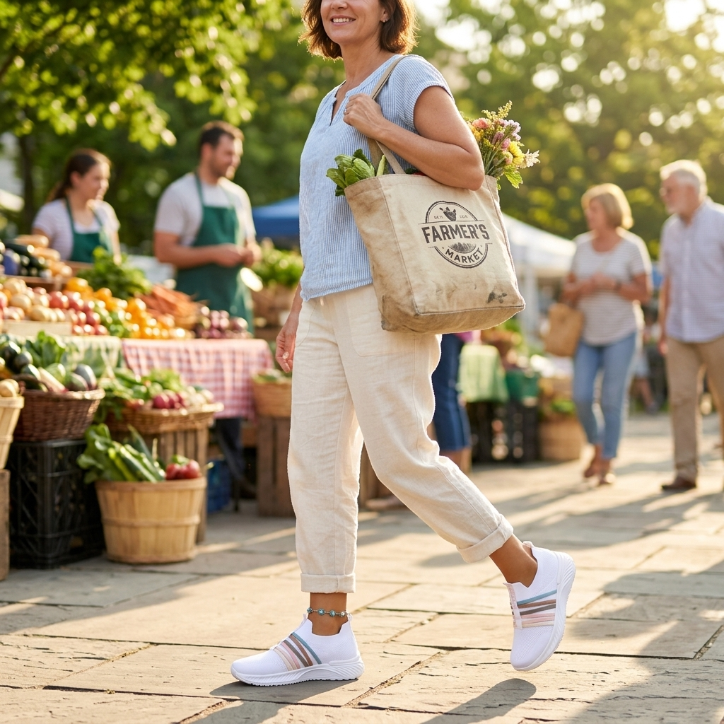 Steplia™ – Breathable Mesh Slip On Sneakers