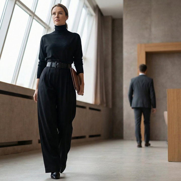 Vesaire™ – Belted Two Piece Matching Set