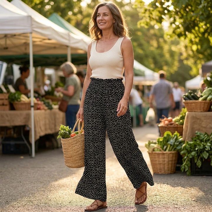 Vivara™ – Flowy High Waist Pull On Pants