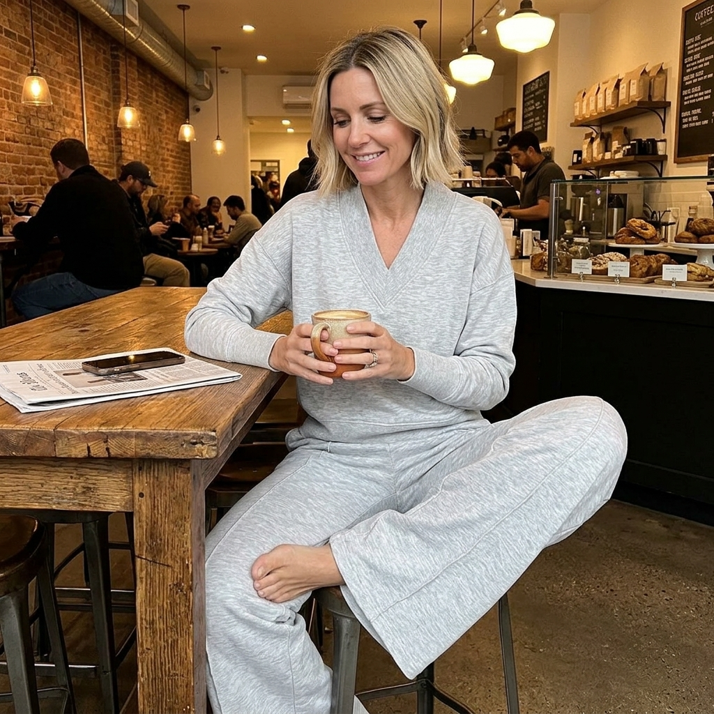 Lunessa™ – Soft Knit Sweater and Wide Leg Pants Set