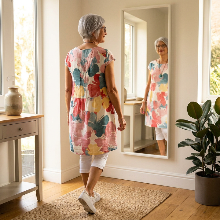 Florella™ – Watercolor Floral Summer Dress