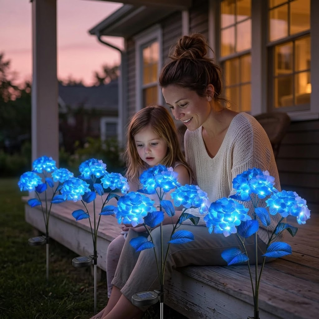 Lumelle™ Solar Hydrangea Garden Lights (2Packs)