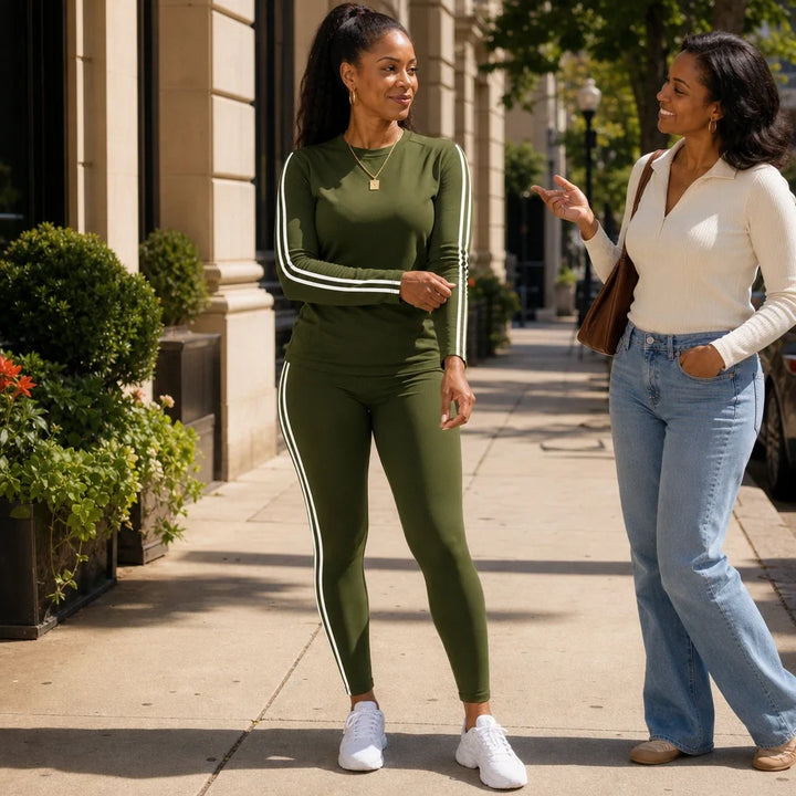Wearbella – Long Sleeve Two-Piece Tracksuit Set