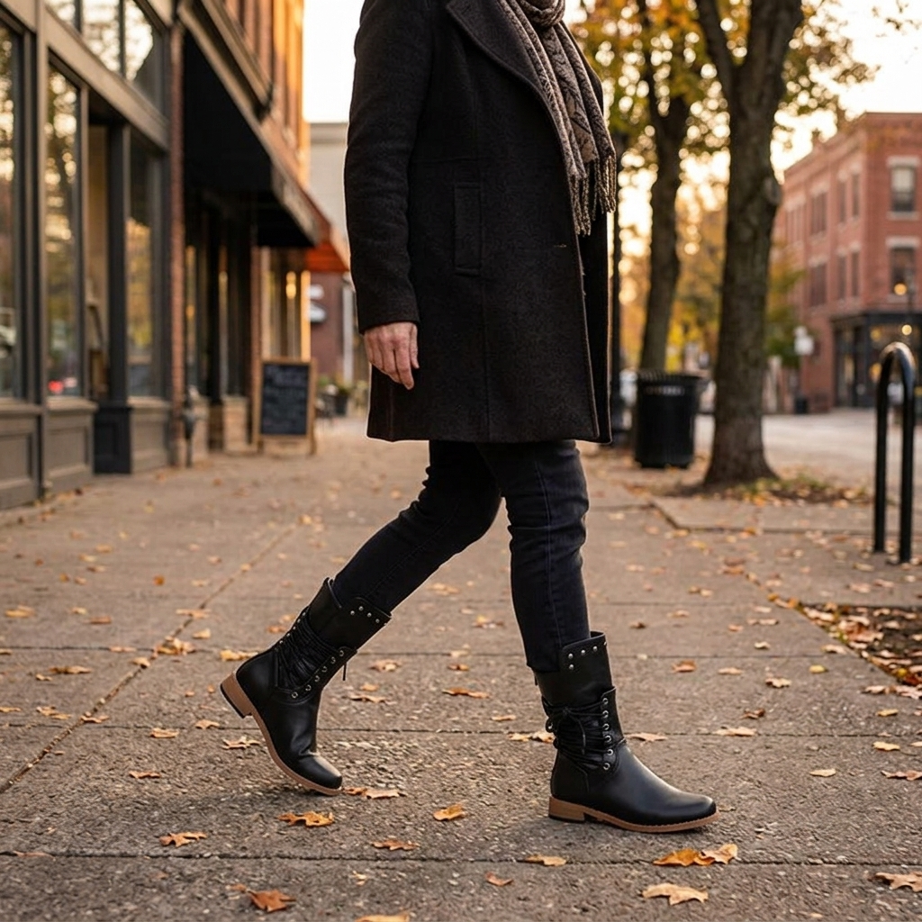 Westlyn™ Wool Lined Lace Up Ankle Boots