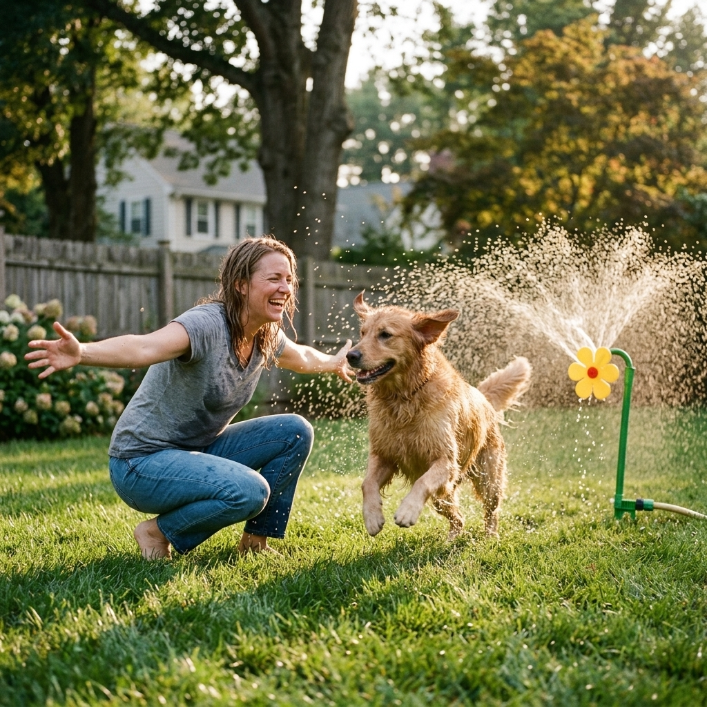 Bloomzy™ Dancing Flower Lawn Sprinkler