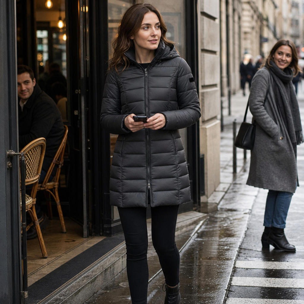 Wearbella – Fill Down Mid-Length Puffer Jacket