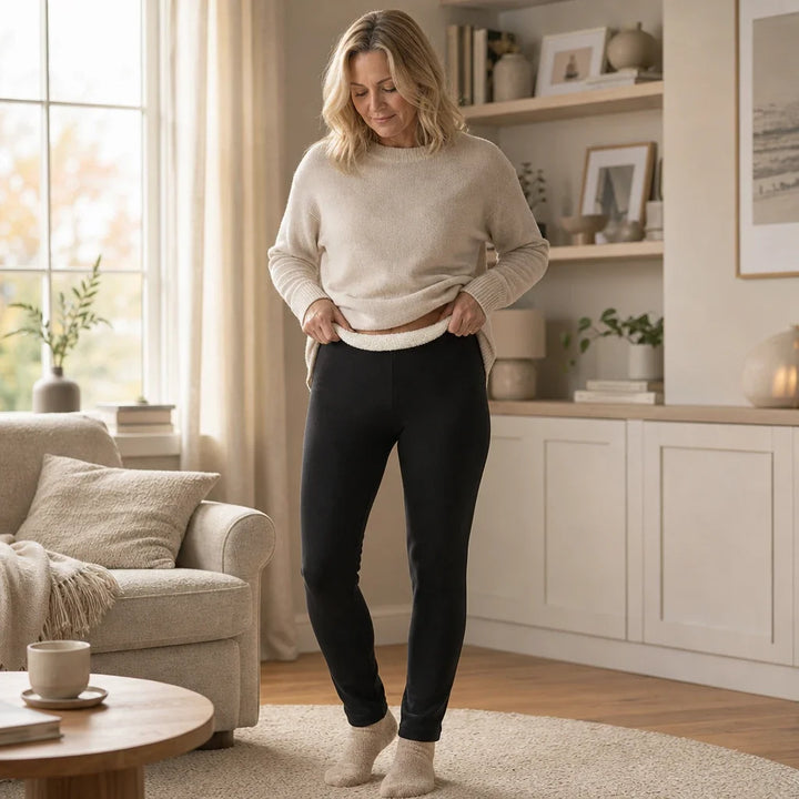 WinterSoft – High-Waisted Fleece-Lined Thermal Leggings