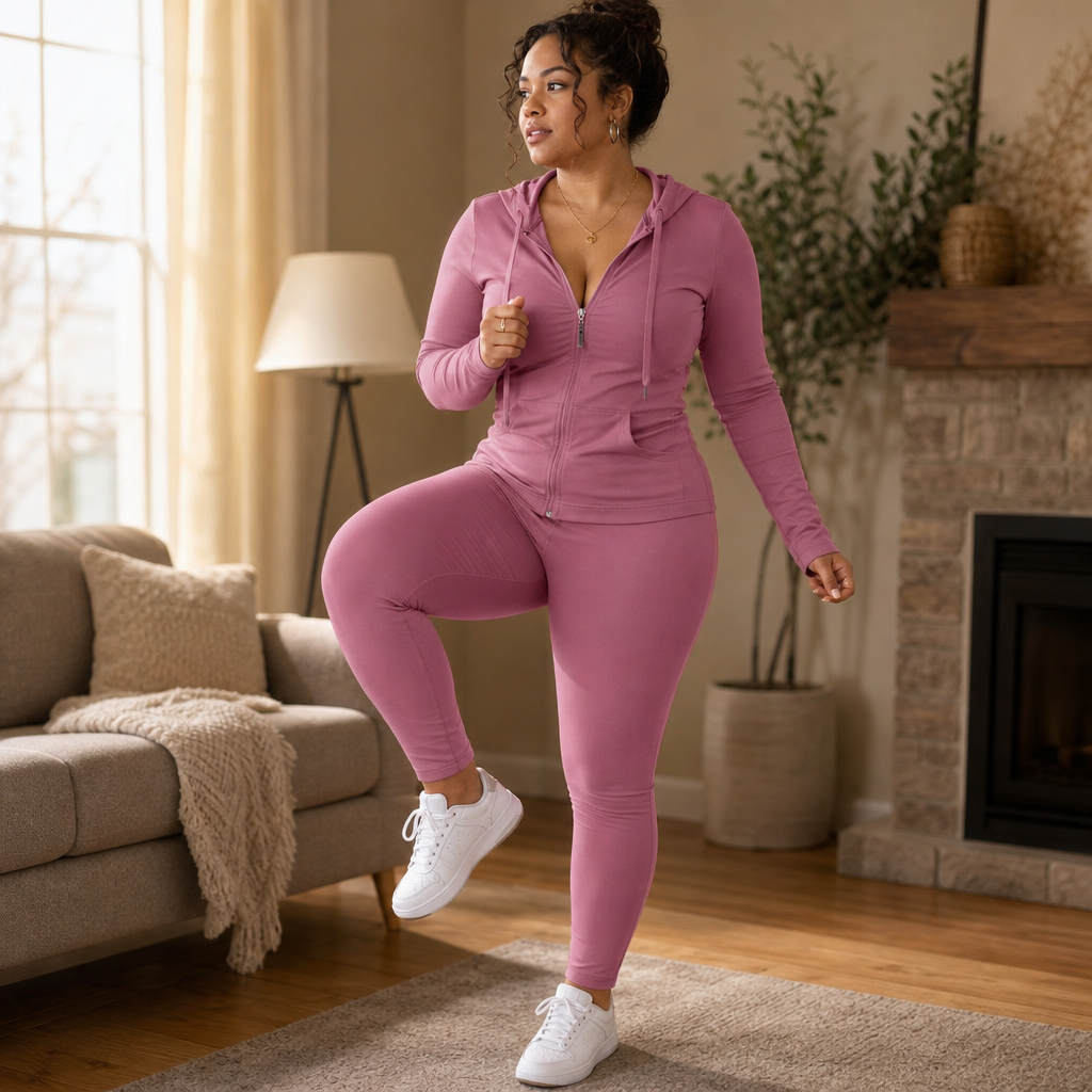 Denimova – Faux Patchwork Stretch Tracksuit