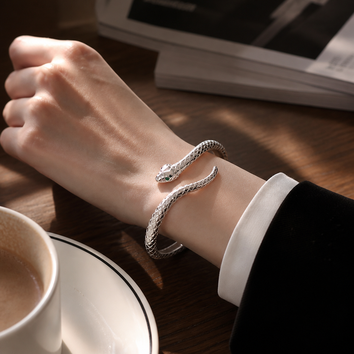 Coilhart – Open Coil Serpent Wrap Bangle