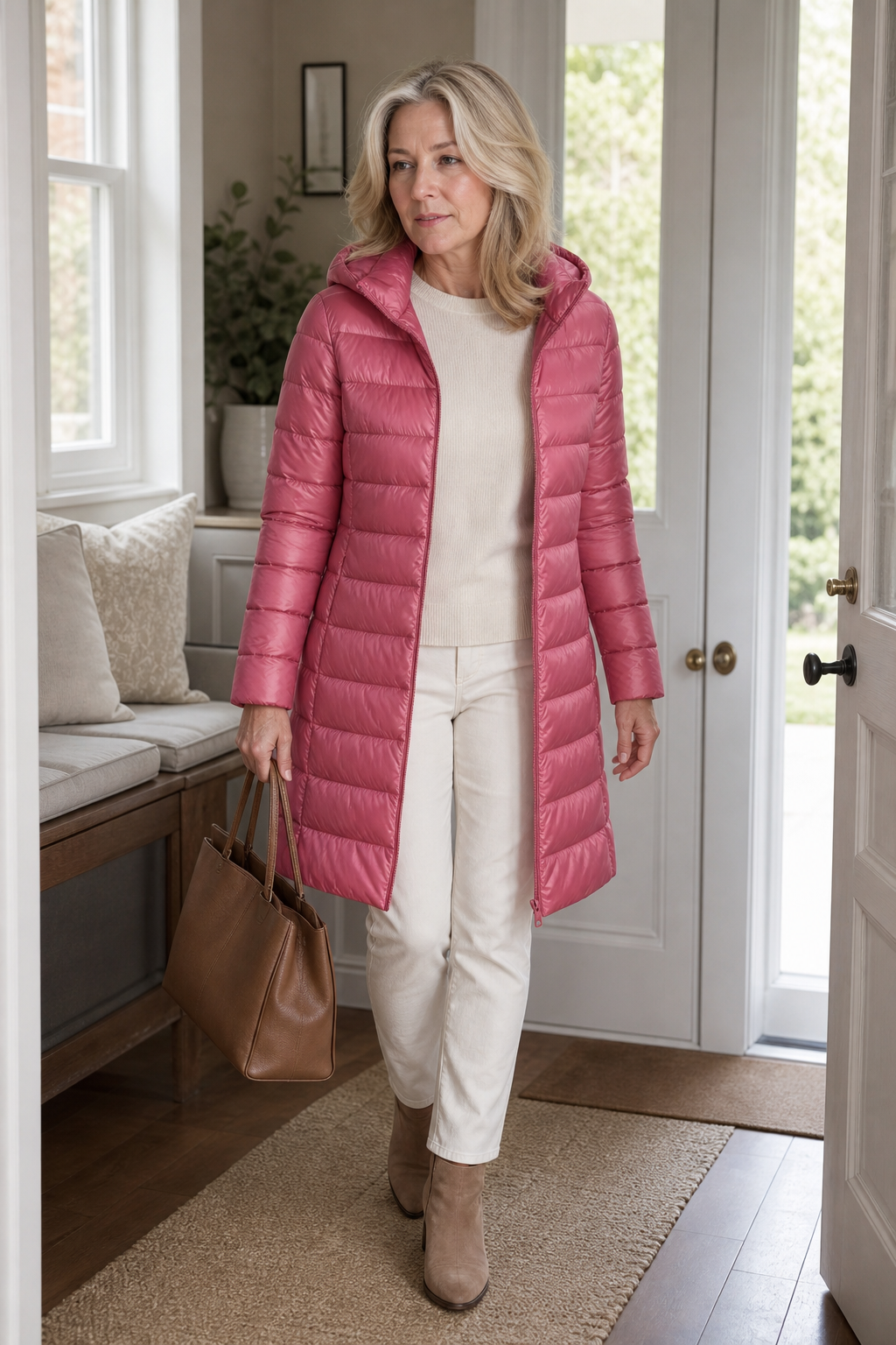 Featherlyte – Detachable-Hood Packable Ultralight Puffer Jacket