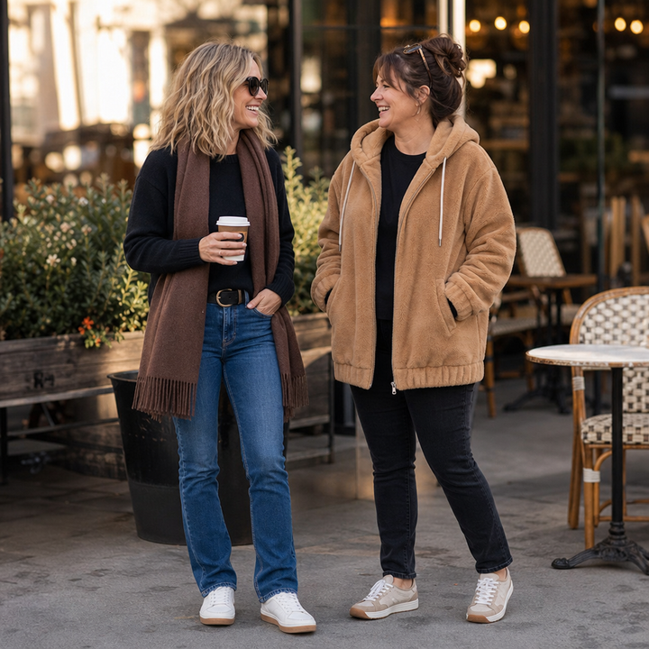 Cozyline – Plush-Lined Pocket Hooded Vest