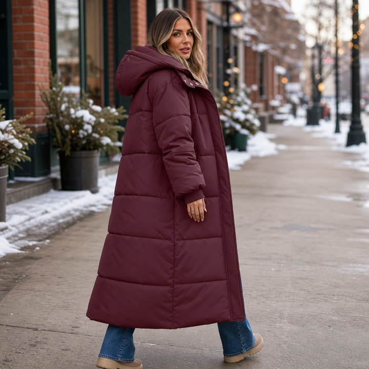 Wearbella – Long Hooded Puffer Coat