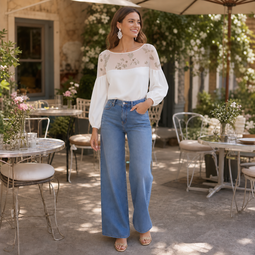 Florenza – Floral Off-Shoulder Top