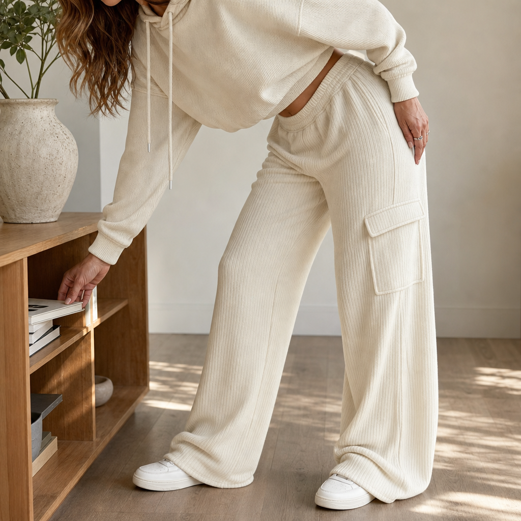 Waistwell – High Waisted Drawstring Wide Leg Pants