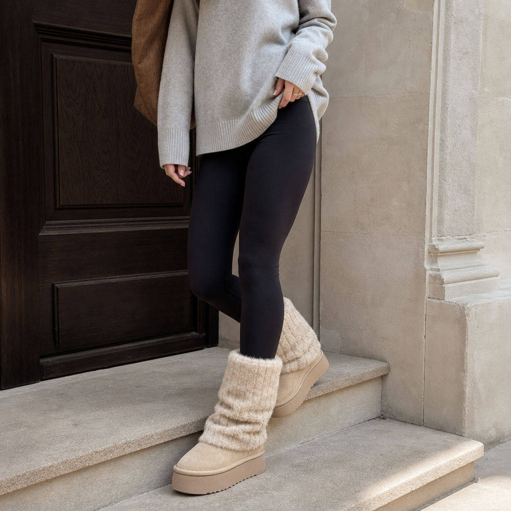 SnugLift – Faux-Fur Platform Mid-Calf Winter Boots