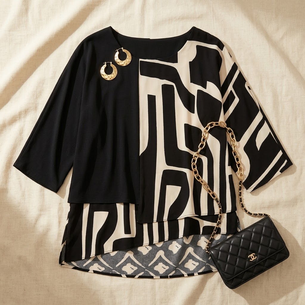 Eloria™ – Elegant Oversized Statement Top
