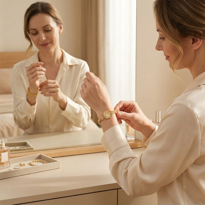 Sancta™ – Virgin Mary Filigree Bracelet