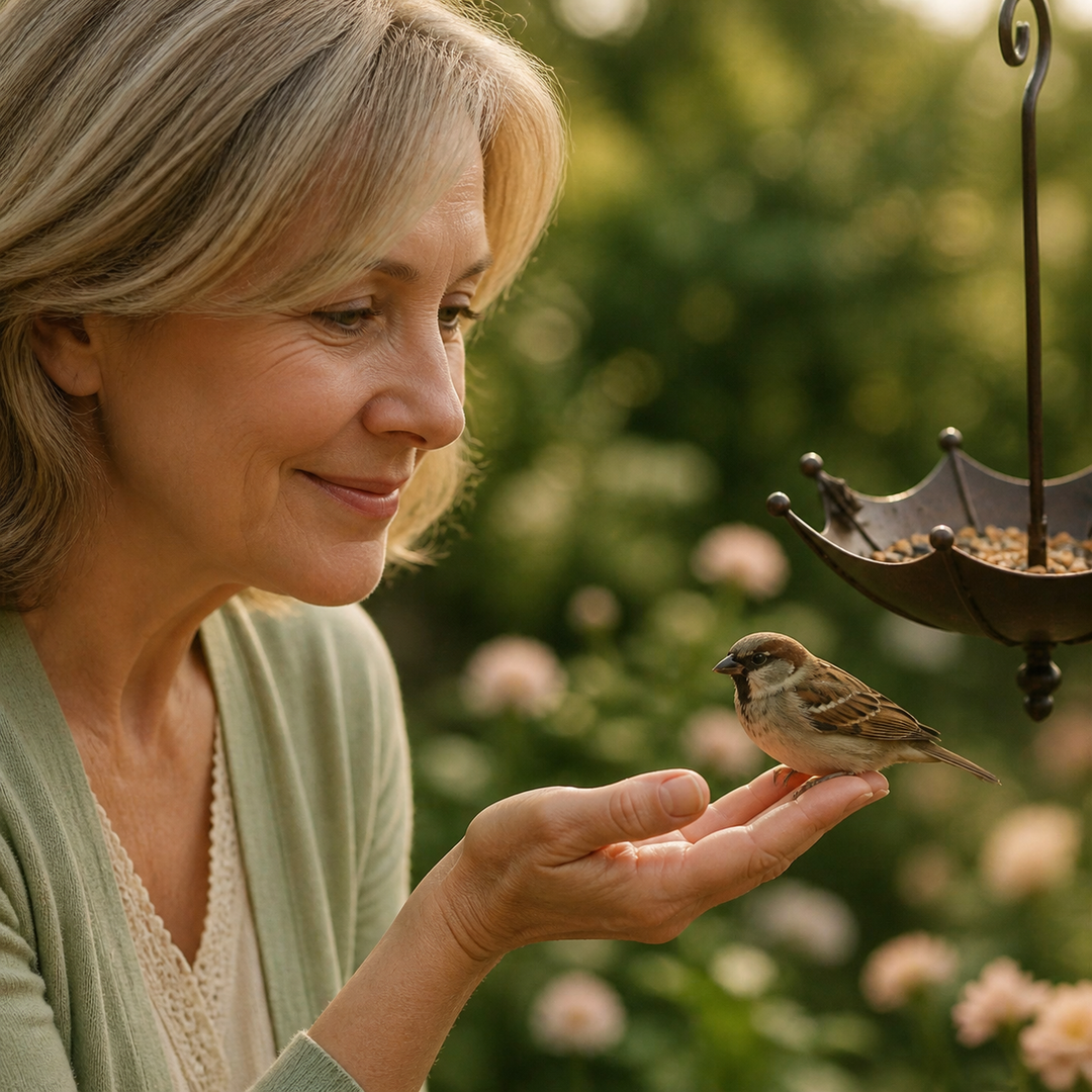 Veluna™ Hanging Umbrella Bird Feeder & Bath