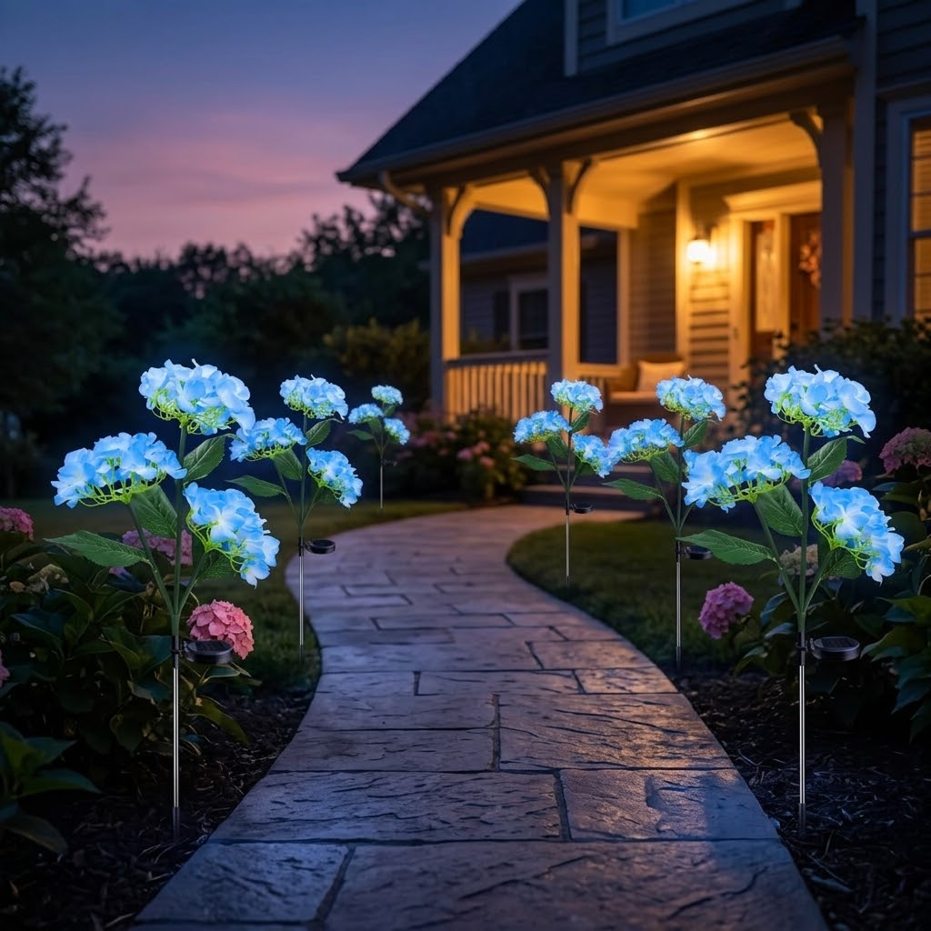 Lumelle™ Solar Hydrangea Garden Lights (2Packs)