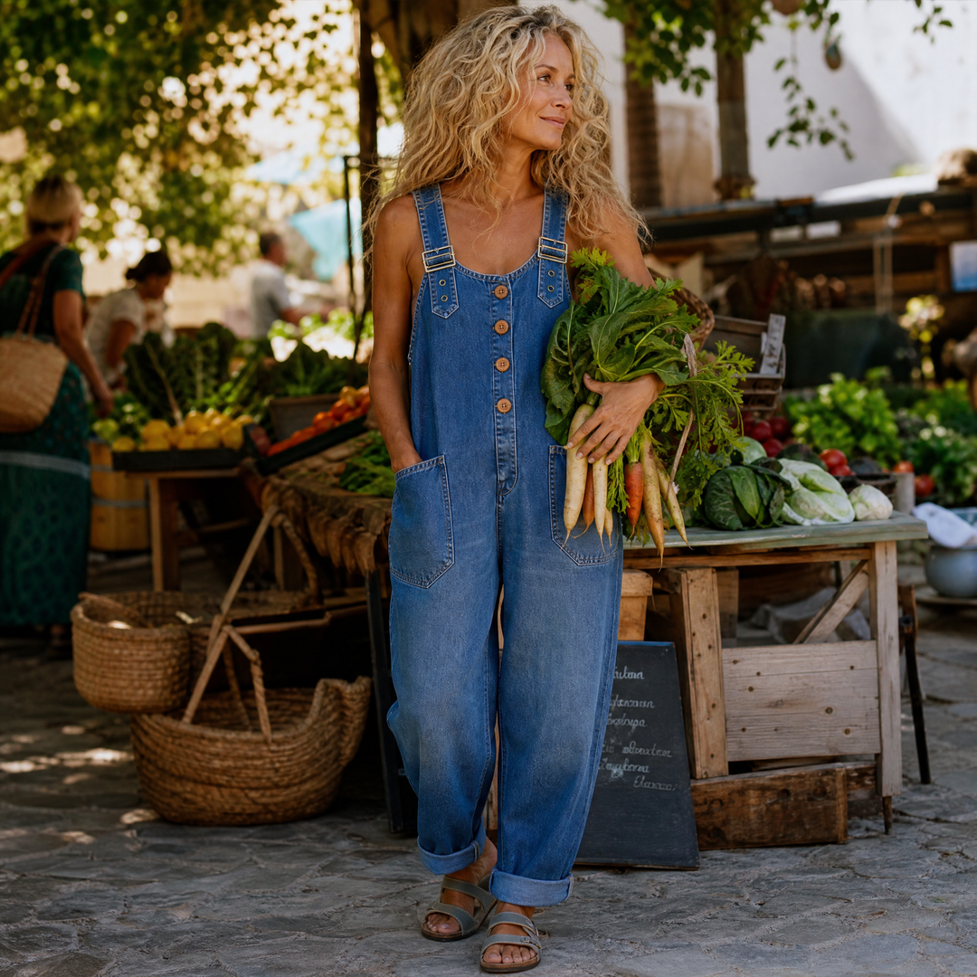 Lovarra™ – Relaxed Overalls with Pockets