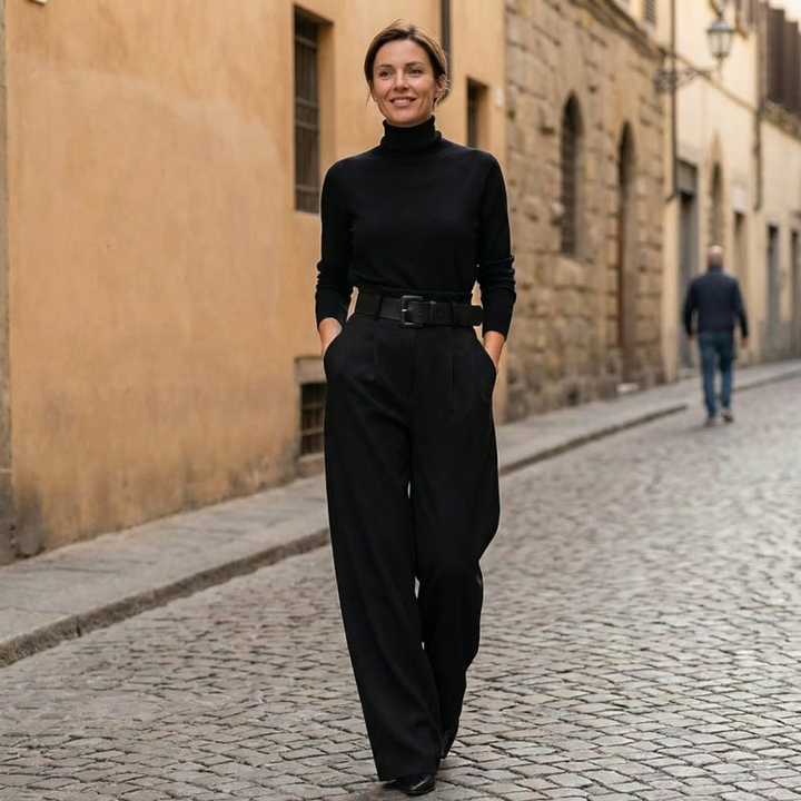 Vesaire™ – Belted Two Piece Matching Set