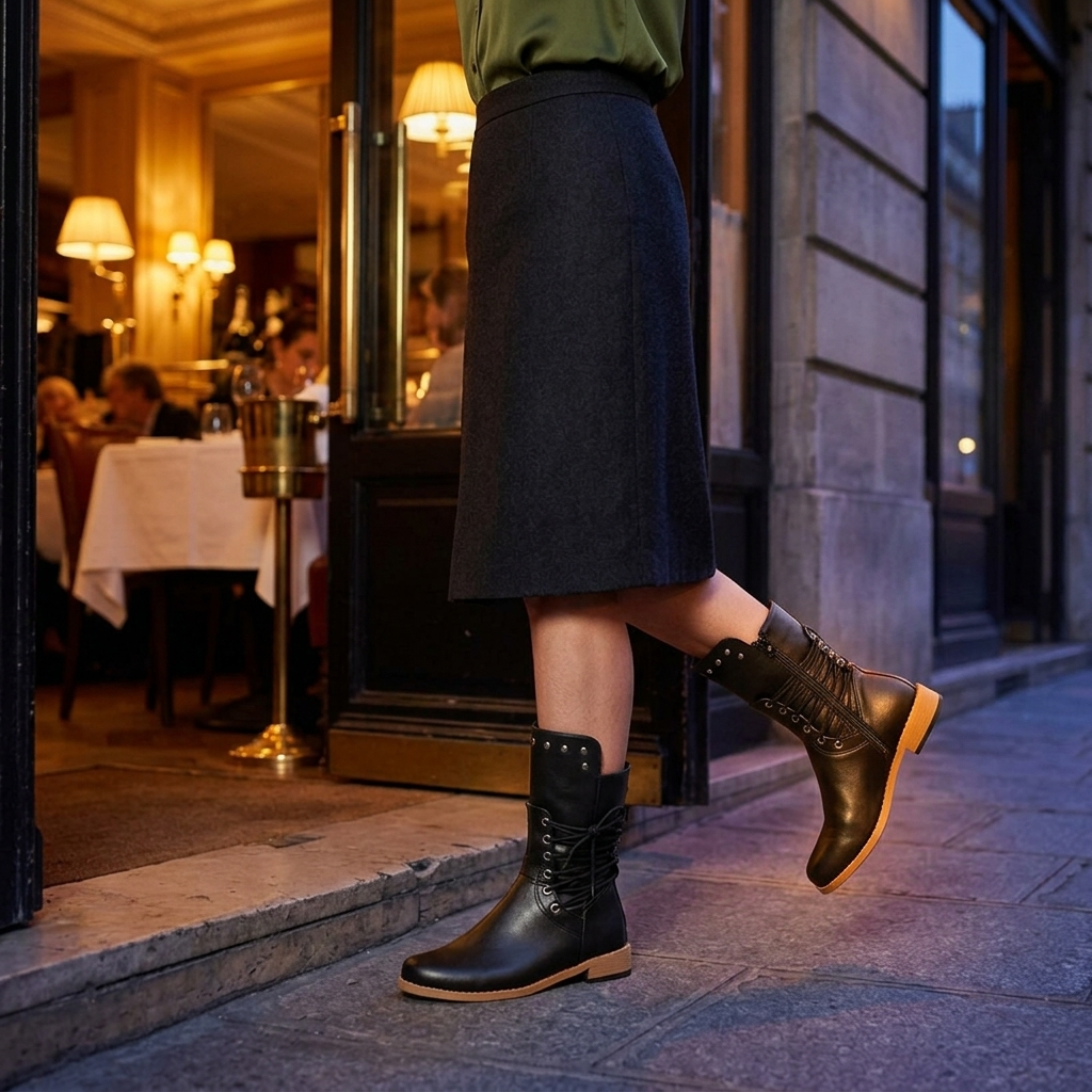 Westlyn™ Wool Lined Lace Up Ankle Boots