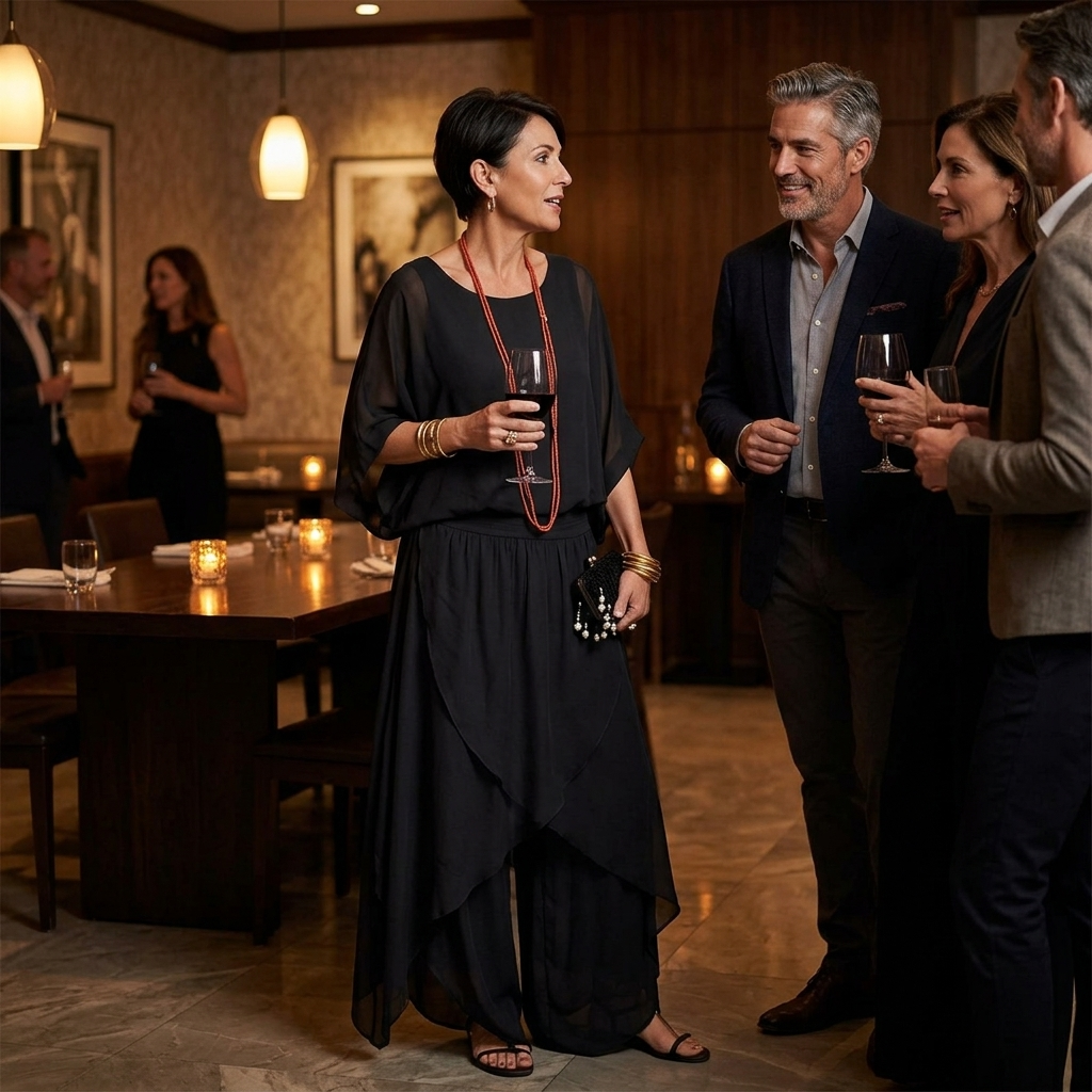 Vivara™ – Flowy Chiffon Two Piece Set