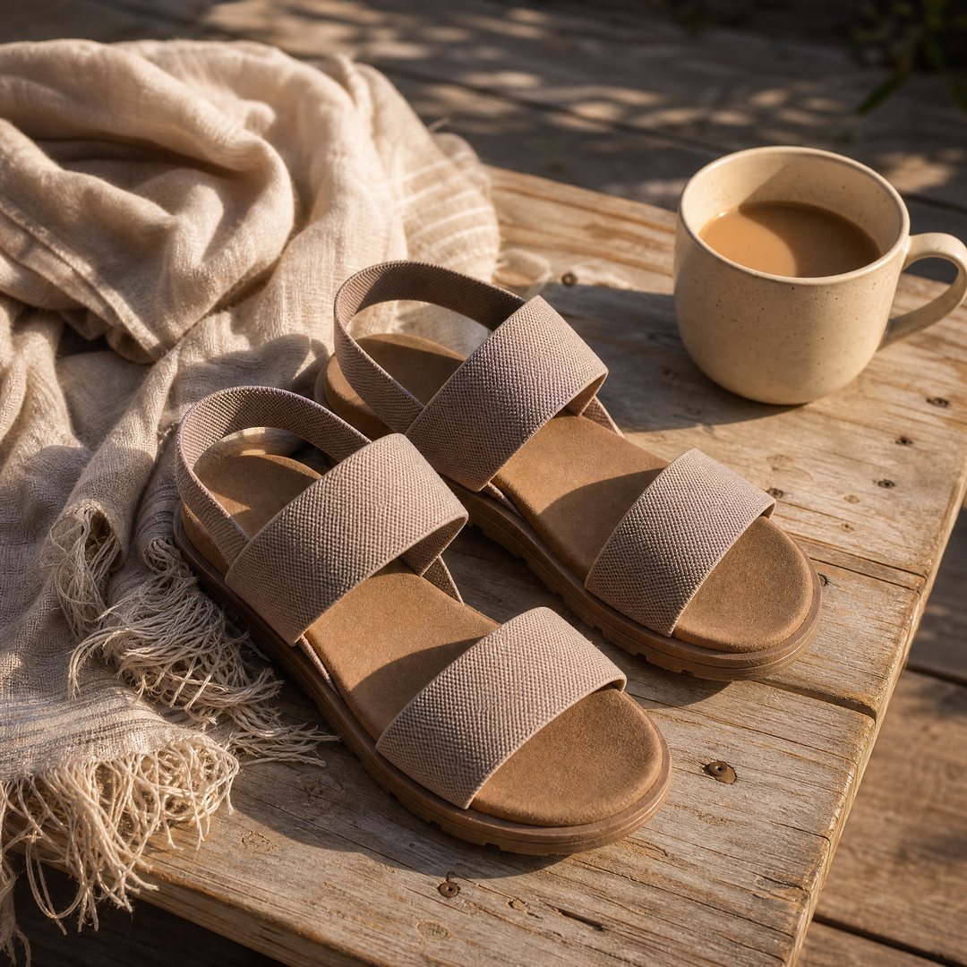 Mirelle™ – Stretch Strap Walking Sandals