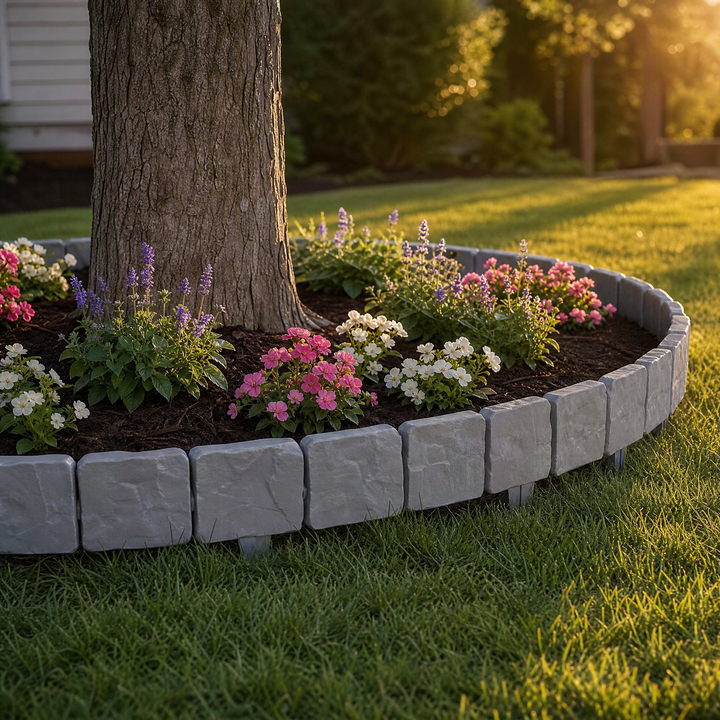 Lawnframe™ – Hammer-In Stone Garden Edging