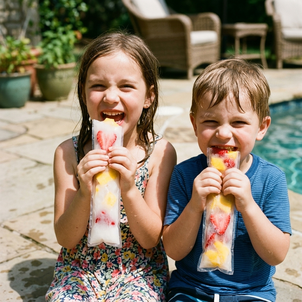 Popsly™ – Leakproof DIY Popsicle Pouches with Funnel