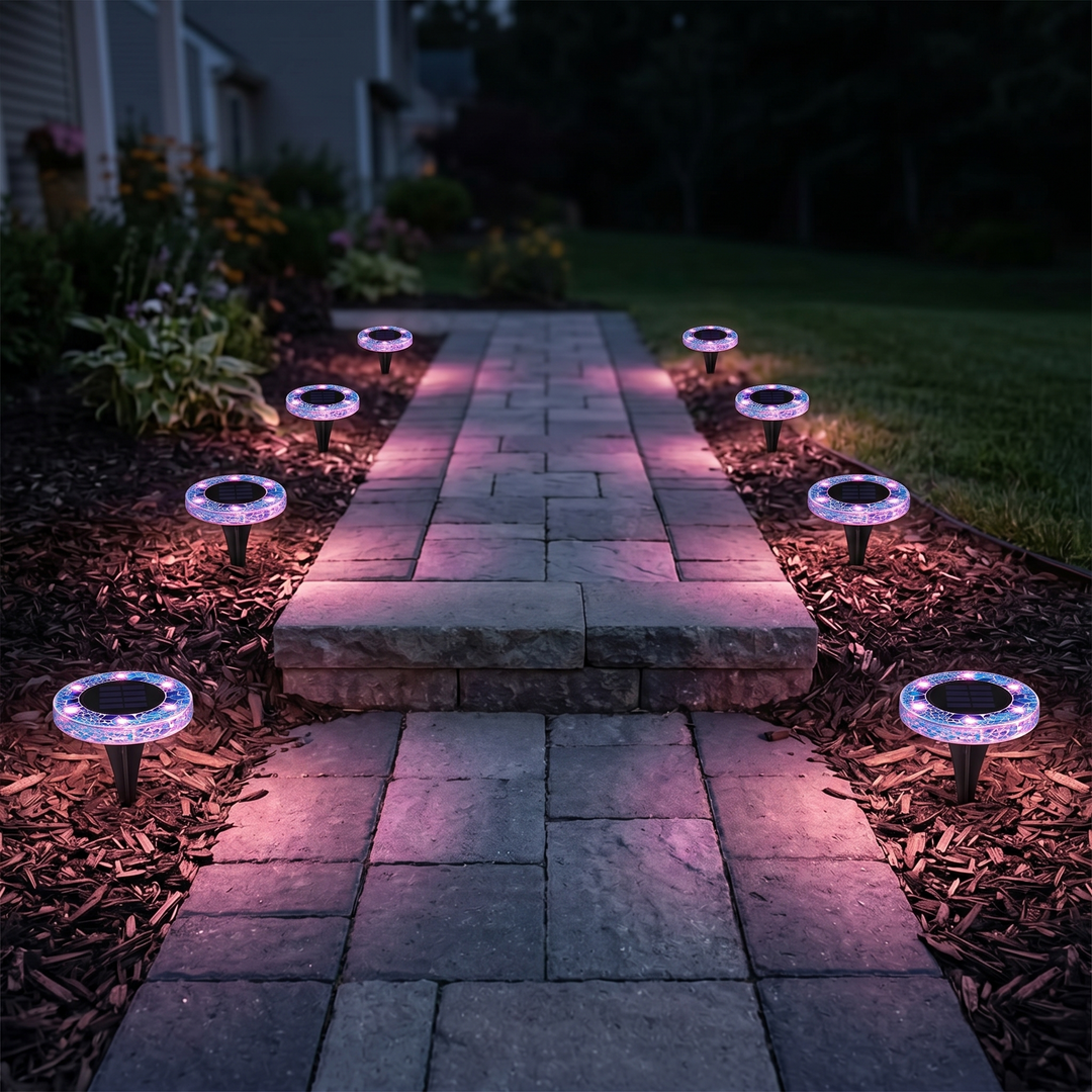 Glowmara™ – Decorative Mosaic Solar Path Lights