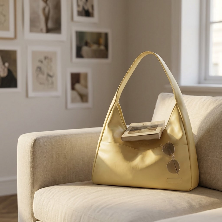 Lunavelle™ – Soft Shoulder Bag for Work and Every Day