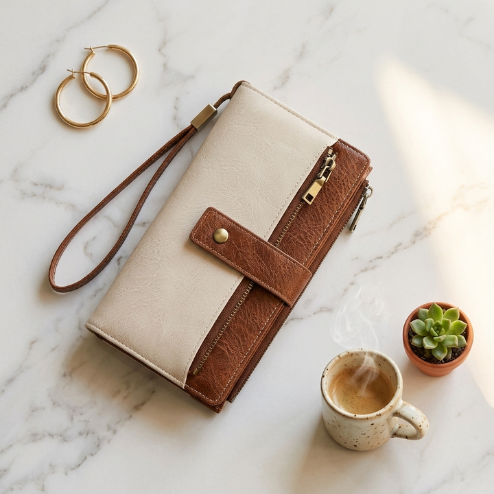 Tessara™ – Vintage RFID Trifold Wallet