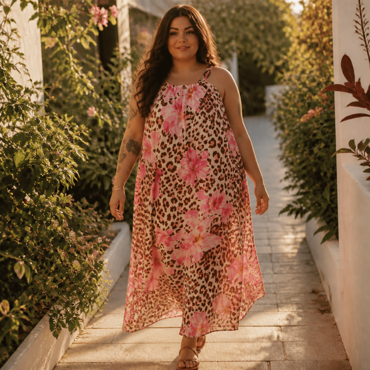 Wearbella – Deep U-Back Maxi Dress That Skims, Never Clings