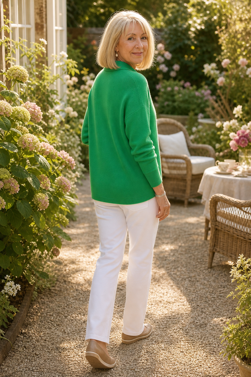 Softshirt – Knit Collared Button-Down Cardigan