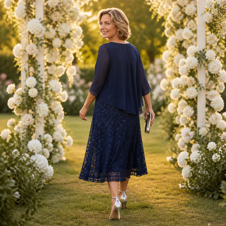 Elavine – Lace Overlay Dress That Moves With Grace, Not Against It