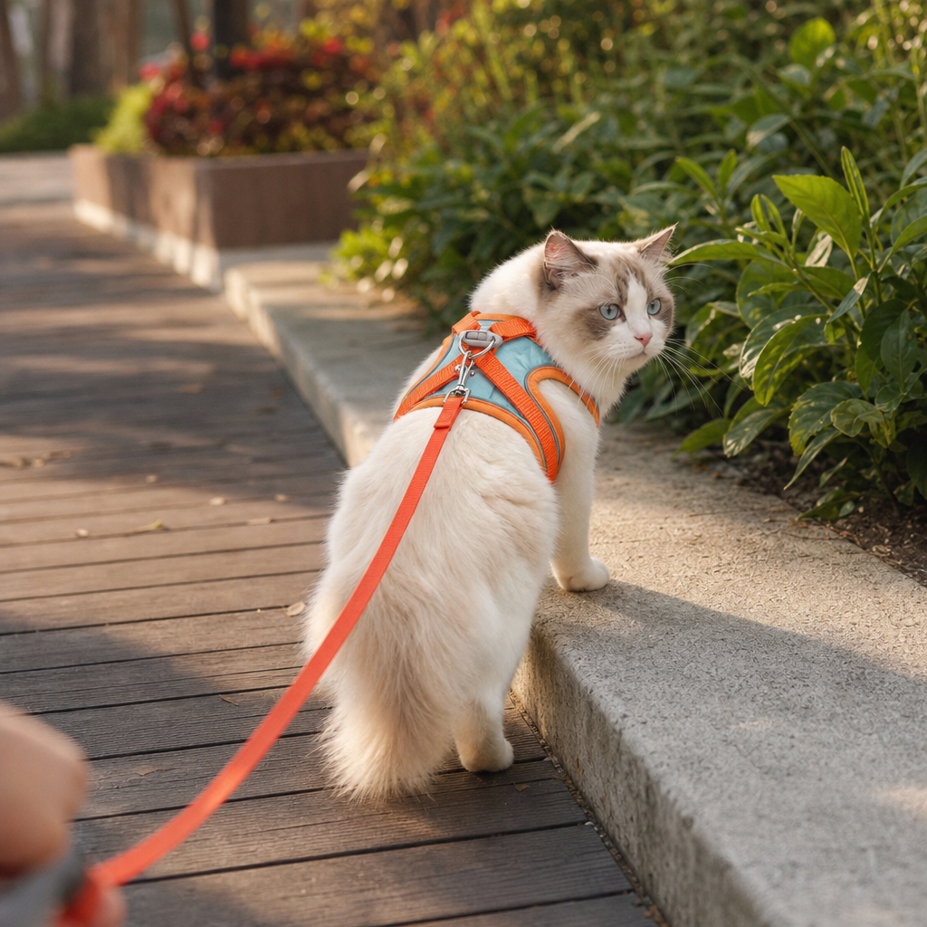 PurrPath – Reflective Step-In Cat Harness