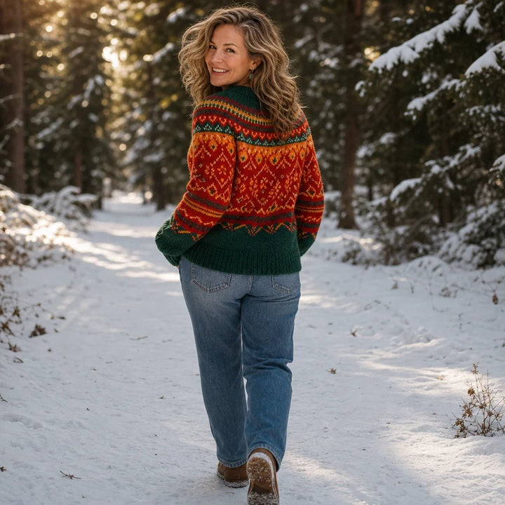 Overa – Colourful Fair Isle Knit Sweater