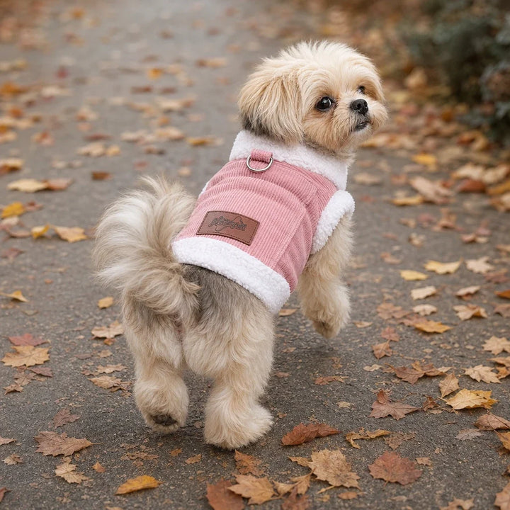 Lambkin – Fleece-Lined Corduroy-Look Dog Vest