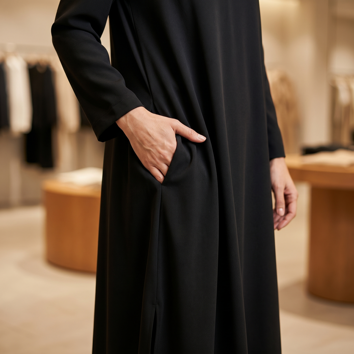 Lunavia™ - Loose Maxi Dress with Side Slits