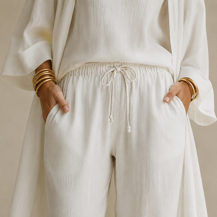 Eloria™ - Elegant 3-Piece Loungewear Set for Effortless Style