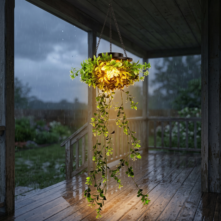 Lumivia™ - Solar Hanging Ivy Lantern for Magical Evening Gardens