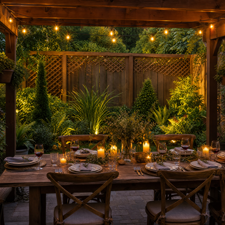 Verdara™ – Lush Garden Backdrop Banner