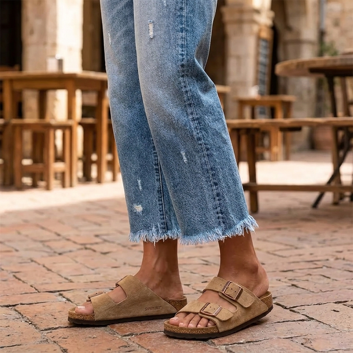 Vivara™ – Retro Fringed Cropped Straight Leg Jeans