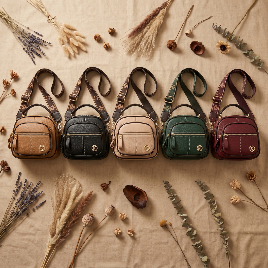 Velora™ – Multi-Compartment Crossbody Bag