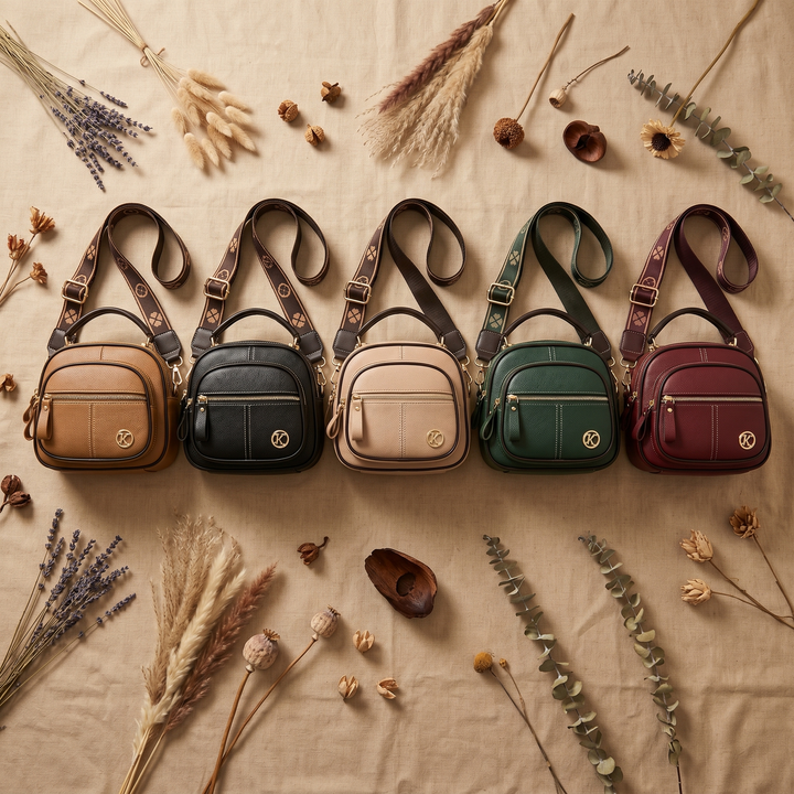 Velora™ – Multi-Compartment Crossbody Bag