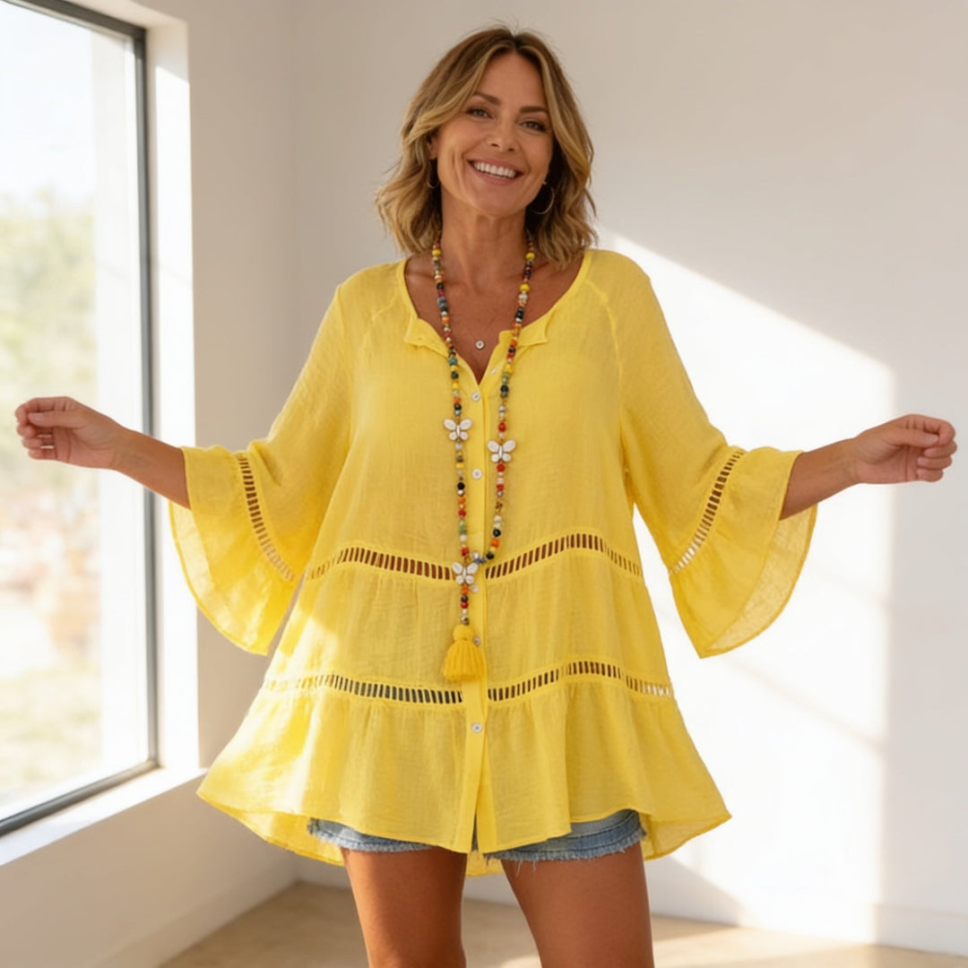 Linella – The Tunic Dress That Skims, Never Tents